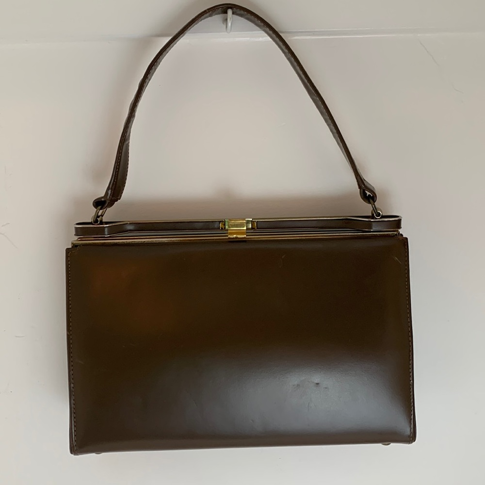 Vintage Brown Leather Purse